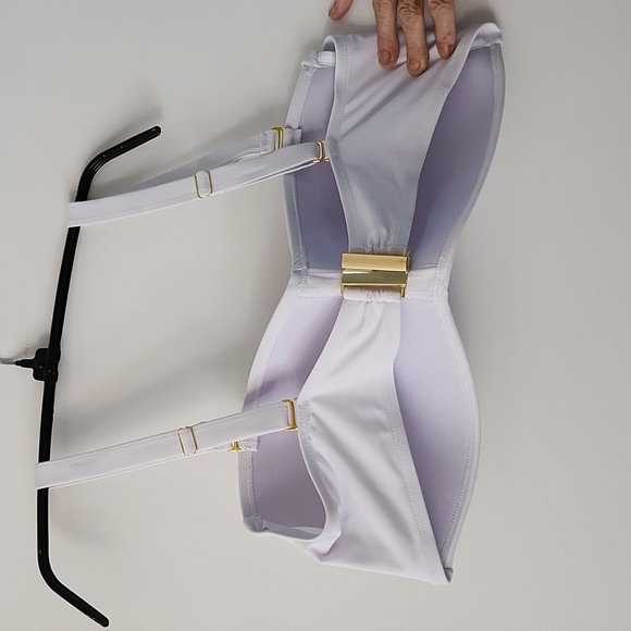 White Bathing Suit Top - Picture 6 of 7